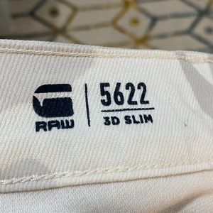 White camo g-star raw jeans